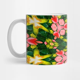 Cute Tropical Flower Pattern Mug